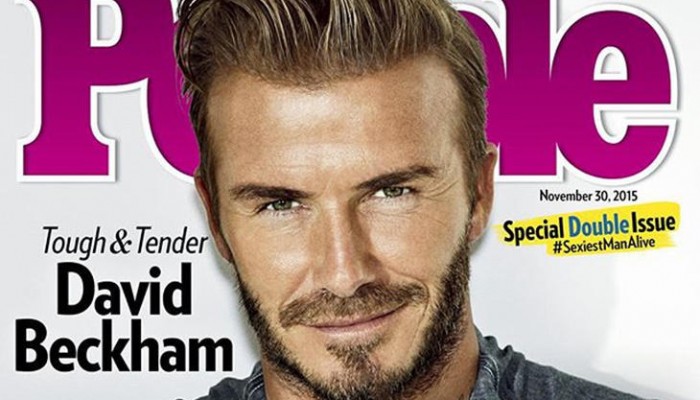 David Beckham el hombre más atractivo del mundo para 'People'