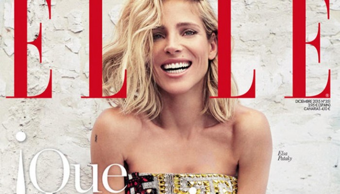 Elsa Pataky celebra la Navidad desde la portada de Elle