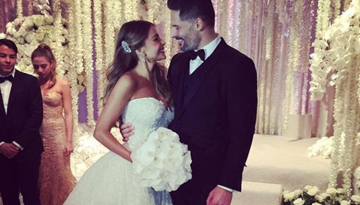 Sofia Vergara y Joe Manganiello: boda en Instagram