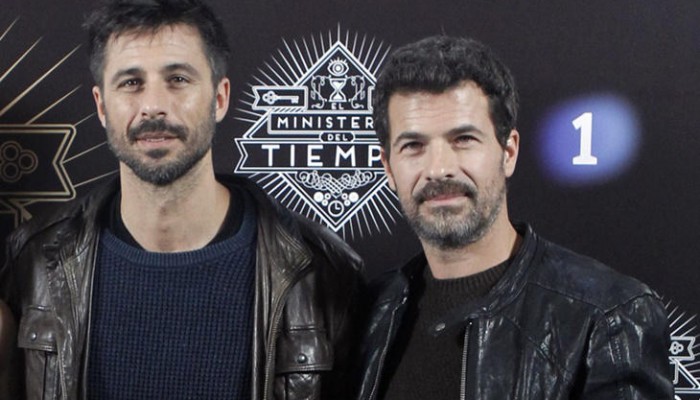 Hugo Silva y Rodolfo Sancho dos guapos en 'El Ministerio del Tiempo'