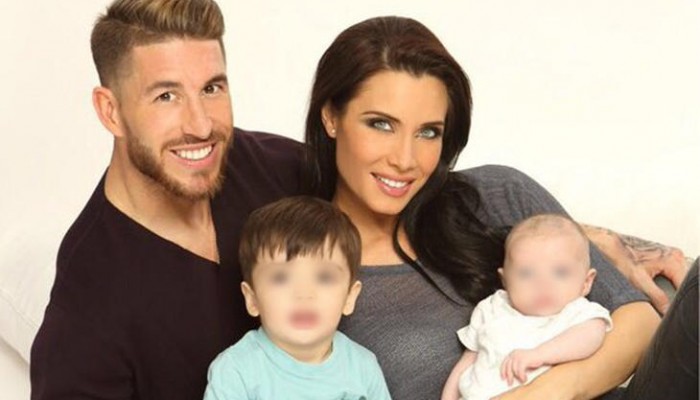 Pilar Rubio y Sergio Ramos comparten su primera foto con sus dos hijos