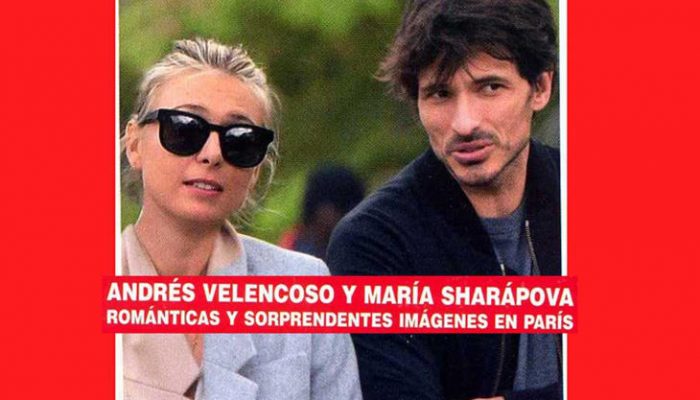 Andrés Velencoso y María Sharapova, pillados juntos en París