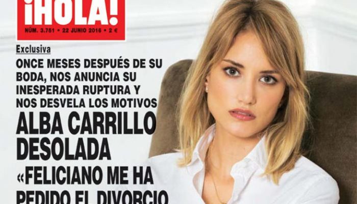 Alba Carrillo y Feliciano López se separan, ¿cómo ha sido?